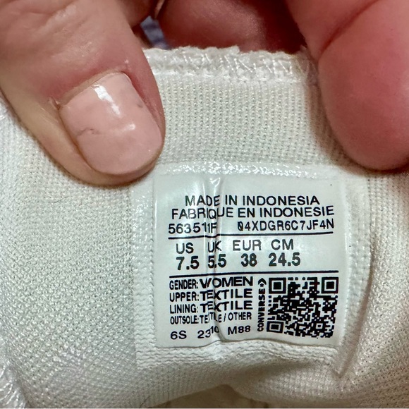 Converse Chuck Taylor All Star Madison Mid-Top White Women’s 7.5 - Picture 5 of 6